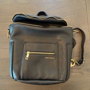 Vegan leather backpack
